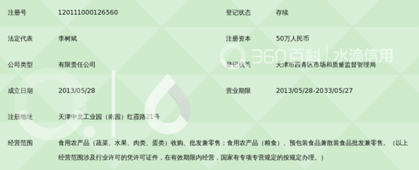 天津宏福城蔬菜经营